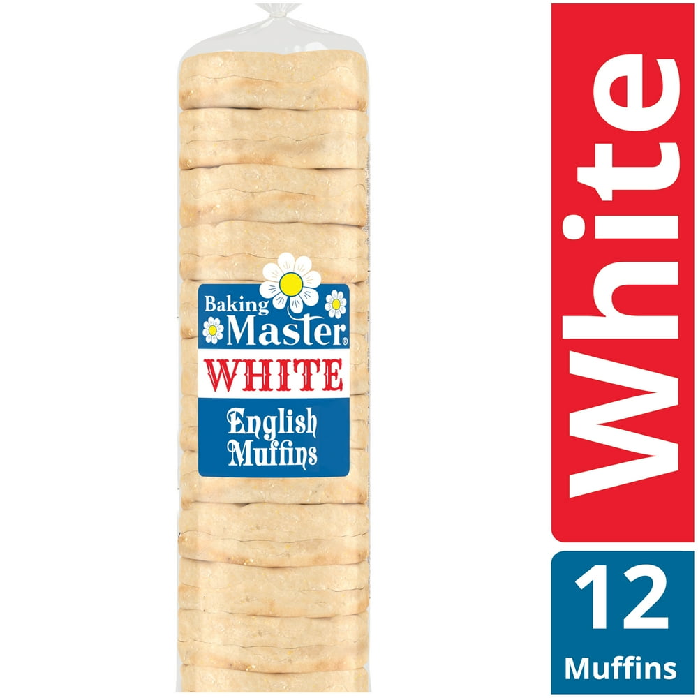 Master White English Muffins, 12 count, 26 oz