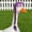 A, variant on Porch Goose Apparel Colorful Synthetic Braiding Garden Goose Hair Braids Curly Braiding Hair Outfits with White Bow Decoration for Outdoor Patio & Yard Goose Statues(A)