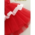 thumbnail image 6 of DcoolMoogl Christmas Baby Girls Princess Dress Halterneck Sequined Tulle Tutu Santa Dress Christmas Party Outfits, 6 of 7