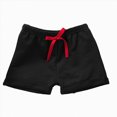 thumbnail image 4 of KPOPLK Toddler Boy Shorts Kids Cotton Shorts Casual Elastic Waist with Drawstring Clothes for Summer 1-12Years Size 4-5 Years,Black, 4 of 5