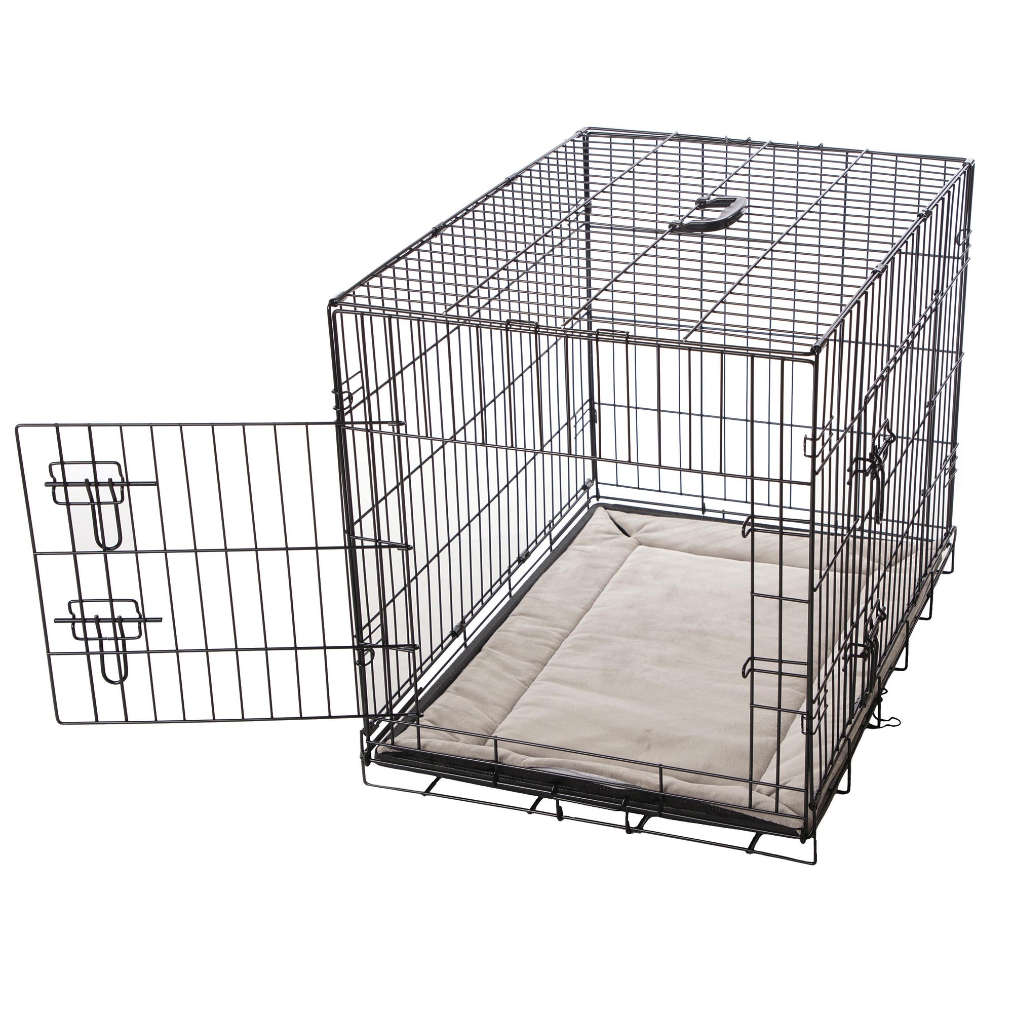 K&H Pet Products Mother’s Heartbeat Puppy Crate Pad Gray Fleece Medium