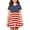 z16-Blue, variant on CAIXIA Girls 4th of July Dress American Patriotic Outfit USA Independence Day Clothes Flutter Sleeve Tulle Tutu Dress