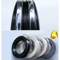 thumbnail image 3 of 12m Tennis Racket Racquet String High Elastic Thread Textured 17 Gauge Line White, 3 of 9