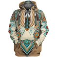 thumbnail image 1 of Sudaderas con capucha holgadas informales de estilo indio Deng Xun jersey de manga larga de otoño unisex, 1 of 2