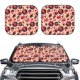 thumbnail image 2 of Fotbe Skull rock record music heart Juego de 2 Piezas de Parasoles para Parabrisas | Bloqueador Solar para Auto | Accesorios Plegables para Protección Solar Interior-Medium, 2 of 6