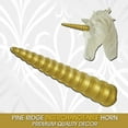 thumbnail image 3 of Pine Ridge Interchangeable Mystical Gold Unicorn Horn Only - Head is Not Included - Beautifully Hand Painted and Crafted Durable Light-weight Polyresin Great For Arts and Crafts, 3 of 5