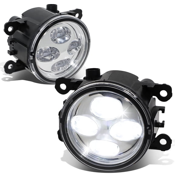 DNA Motoring For 05-14 CRV Pilot Focus Mustang LED Projector Bumper Driving Fog Light Clear