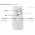 thumbnail image 6 of 23" Flush Mount Ceiling Fan Light Bladeless Lamp Flower Style Remote Control, 6 of 10