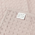 thumbnail image 4 of REGALWOVEN Cotton Home Soft Absorbent Hand Towels 14" x 32", Waffle Weave Towel Sets for Bathroom Pink 4, 4 of 7