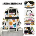 thumbnail image 4 of Fashion Quilted Backpack for Women Lightweight Travel Daypack Casual Bag for Shopping Travel Halloween Cupcakes M, 4 of 7