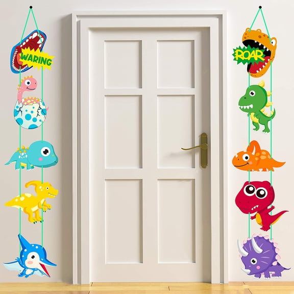 Belanttega Dinosaur Hanging Door Decoration - Creative Dinosaur-themed Home Decoration Bedroom Fun Decorative, Cartoon Dinosaur Designs Party Decor Game Corner Entrance Wall Decoration