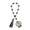 A, variant on Graduation Wooden Bead Garland 27.6 Inch with Tassel Black White Gold Decorative Hanging Sign for Cap Party Shelf Decor