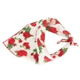 thumbnail image 2 of Bandanas de algodón para perros, Bandanas para perros de rosa roja Bandanas para perros Bufanda Baberos para perros Lo mejor de la línea, 2 of 12