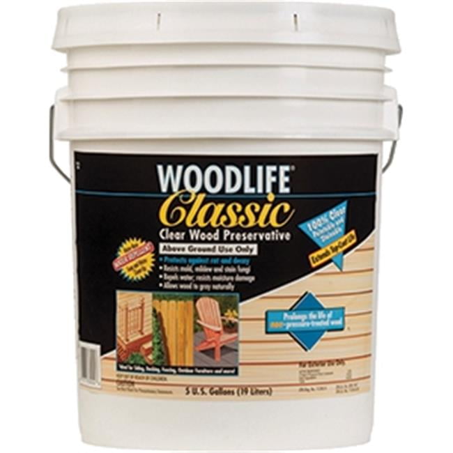Zinsser Company 78904 5 Gallon Classic Clear Woodlife Wood Preservative