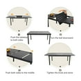thumbnail image 6 of Sophia & William 8Pcs Outdoor Patio Dining Set Swivel Chairs and Extendable Table Set, 6 of 7