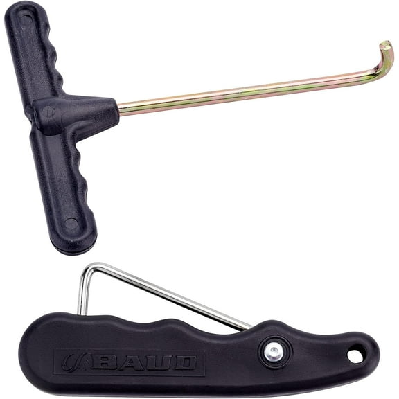 1pc Skate Lace Tightener PP Plastic Tightener Handle Hold Hook with 1pc Hooks Black Sports Folding Lace Tightener for Ice-Skates Figure-Skates Boots diy