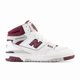 thumbnail image 3 of New Balance 650 Men's Size 8.5 Casual Shoes White Burgundy Grey BB650RCH New, 3 of 6