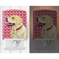 thumbnail image 2 of Caroline's Treasures LH9158CNL Labrador Hearts Love and Valentine's Day Portrait Ceramic Night Light, 6x4x3", multicolor, 2 of 2