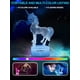 thumbnail image 5 of Luz nocturna de unicornio 3D para niños, luz nocturna LED USB con ilusión, 16 colores cambiantes con control remoto para niños y adultos, regalo de cumpleaños y fiestas (Unicornio 1), 5 of 5