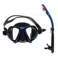 thumbnail image 1 of Conjunto de Esnórquel seco DYNWAVEMX Conjunto de máscara de snorkel seco Azul, 1 of 8