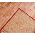 thumbnail image 5 of Chouhan Rugs Natural Jute Red Lined Rug Bohemian Rug Decor Rug Handwoven Rug Custom Rug Decorative Rug, 5 of 8