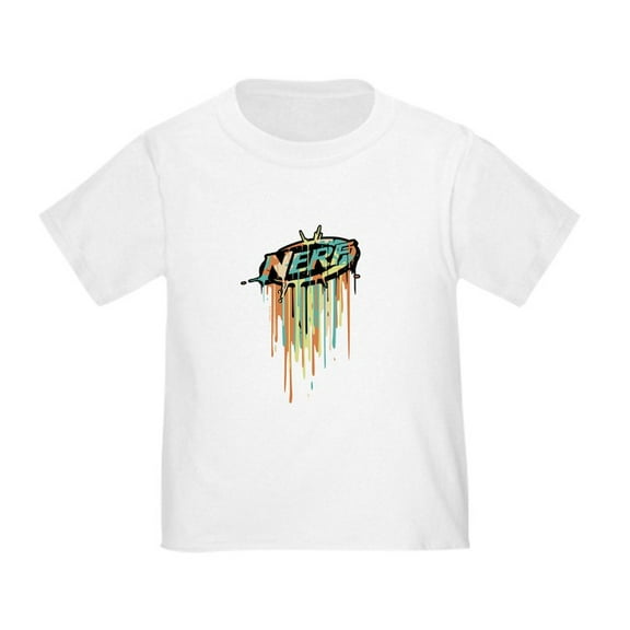 CafePress - Nerf Classic Melted Logo T Shirt - Cute Toddler T-Shirt, 100% Cotton
