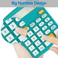 Calculator, Helect Standard Function Desktop Calculator (Blue) H1001B