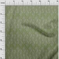 thumbnail image 2 of oneOone Cotton Poplin Fabric Swirl & Geometric Block Print Sewing Fabric BTY 56 Inch Wide, 2 of 4