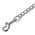 thumbnail image 3 of 3Pcs Dog Leash Two Way Dog Walking Lead Leash Double-End Hauling Cable Iron Chain Pulling Rope Silver, 3 of 5