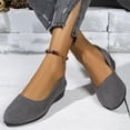 thumbnail image 5 of Gray Female Bow Low-Cut Wedge Shoes Solid Color Versatile For Spring Summer Casual Fashion Comfort Shoes, 5 of 9