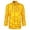 Yellow, variant on HCYSFG Mens Plaid Shirt Windowpane Print Button Front Notch Neck Long Sleeve Relaxed Fit Casual Top Everyday Dress Shirt
