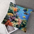 thumbnail image 7 of nygtbtfer Throw Pillow Cover Colorful Underwater of Coral Colony Pillowcase Home Decorative Square Pillow Case White, 7 of 7