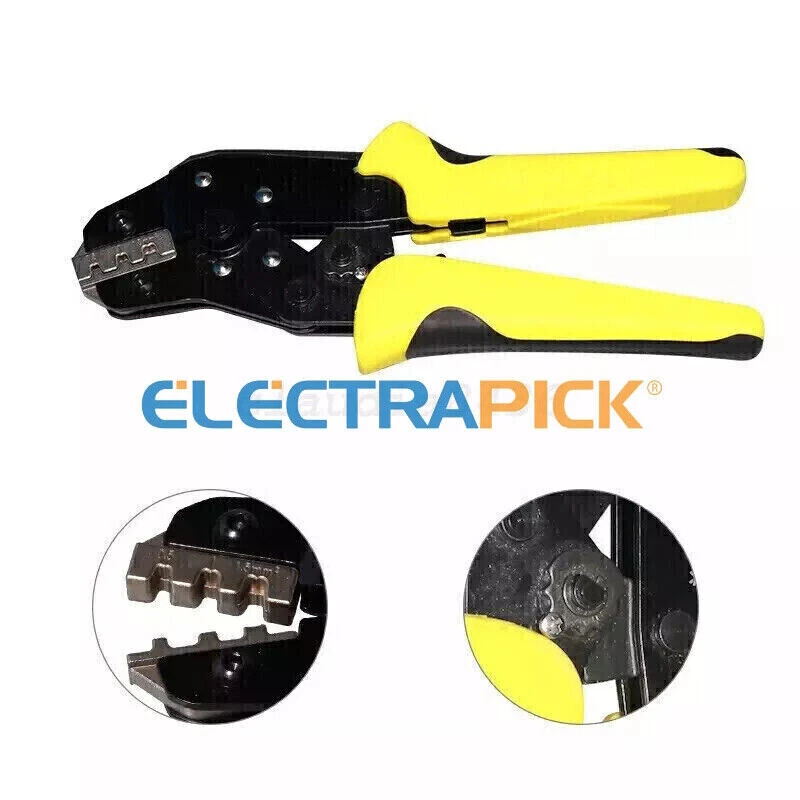 PRIME - Ratchet Crimper Plier Crimping Tool Cable Wire Connectors Electrical Terminals