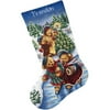 Victorian Bears Stocking Counted Cross-Stitch Kit, 16"