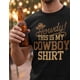thumbnail image 3 of Funny Cowboy Shirt for Men Adults T-Shirt, 3 of 7