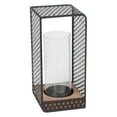 thumbnail image 3 of privilege international black wood and iron lantern, 3 of 3