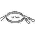 thumbnail image 2 of Prime-Line GD 52183 Aircraft Cable, 1/8 in Dia, 8 ft 6 in L, Carbon Steel, Galvanized, 2 of 3