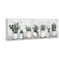 thumbnail image 2 of Marmont Hill Cactus Sets White Wood Wall Art, 2 of 7