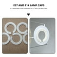 thumbnail image 4 of 10 Pcs Shade Accessories Lampshade Supplies Retaining Rings Lighting for Bedroom E14 Converters, 4 of 6
