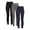 Black Soot/Dark Navy/Charcoal Grey., variant on Women's High-Rise Ankle Knit Leggings, Available in 1, 2, and 3-Packs, 27" Inseam, Sizes S-XXXL