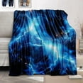 thumbnail image 4 of Lightning Bolt Blanket - Lightning Bolt Throw Blanket Lightning Bolt Gift Blanket for Girls Lightning Blanket for Adults Kids Lightning Fleece Blanket Camping, 60" x 50", 4 of 6