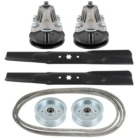 CCIYU Mower Deck Rebuild Kit, 42" Lawn Mower Deck Parts Rebuild Kit Fit for 42"Tractor,for Toro LX and MTD 2010 Models, Spindle 918-06976, Blade 742-04308