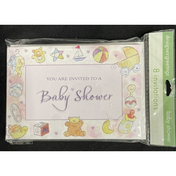 Baby Shower Invitation 8Ct