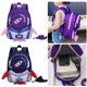 thumbnail image 2 of Mochila escolar de nailon para niños, mochila con cohete 3D de dibujos animados para guardería, mochila para estudiantes, con cuerda de tracción antipérdidaPurpleEstados Unidos Fivean unisex, 2 of 2