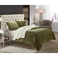 thumbnail image 2 of Chic Home Ernest 2-Piece Novelty Sherpa Micro plush Blanket Set, Twin X-Long, Green, 2 of 4