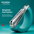 thumbnail image 3 of MR.GREEN Nail Clippers Simplicity and Fashion Fingernail Clippers Nail Cutter Stainless Steel Nail Scissors, 3 of 7