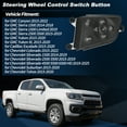 thumbnail image 2 of Botón de control de audio y teléfono del volante Unique Bargains lado derecho para Chevrolet Silverado Suburban Tahoe Colorado para GMC Sierra Canyon Yukon Reemplazo No.23134237/23262277, 2 of 7