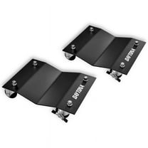 Daytona Twin Vehicle Dollies 16 x 12 inches Polyamide Steel 2500 lb. Capacity, 2-Piece_ Black