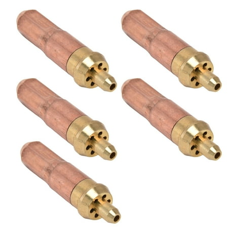 

Propane Cutting Tip Cutter Torch Consumables 5Pcs Copper + Brass For Welding