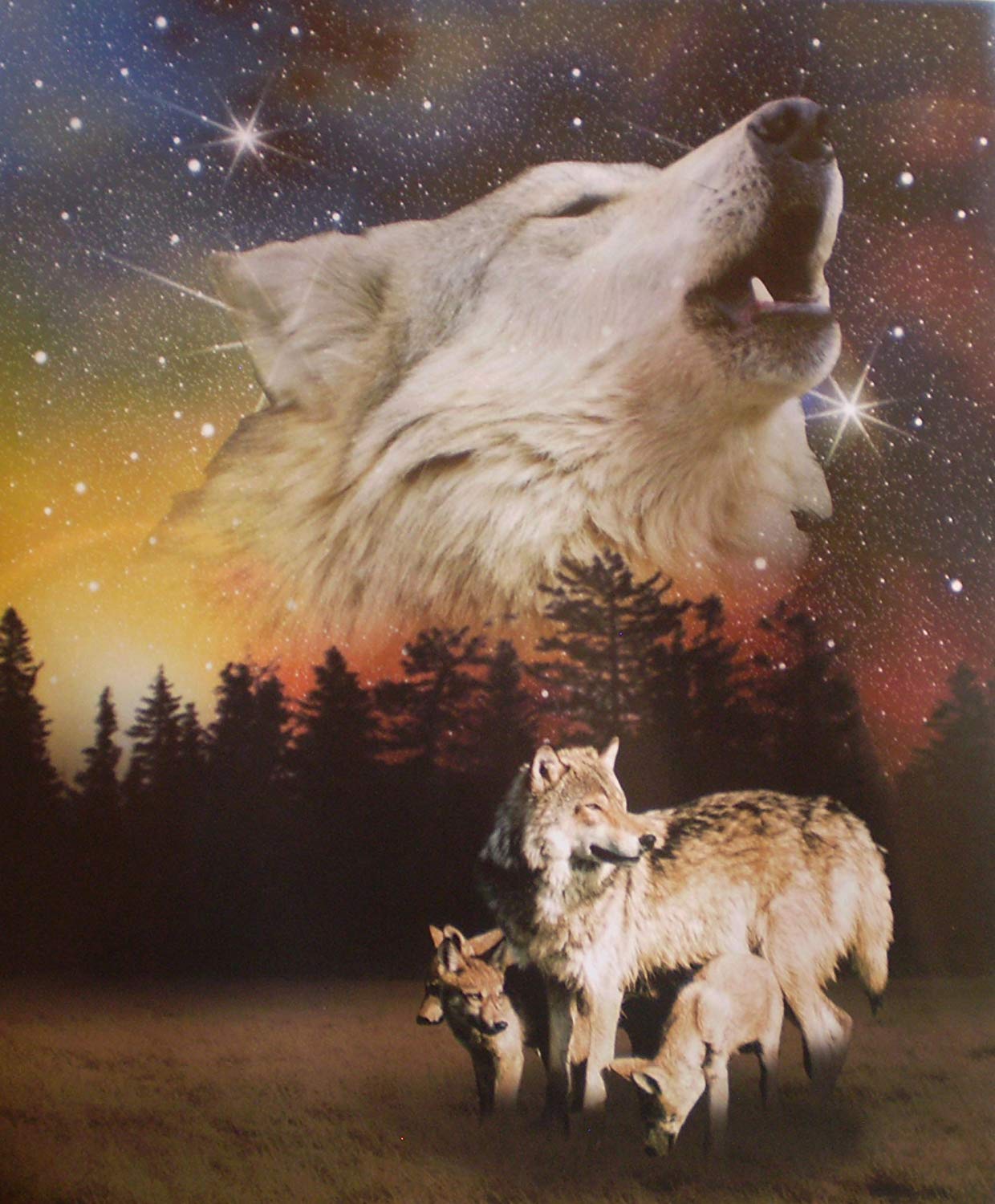 Wolf Family Super Soft Polar Fleece Throw Blanket Wolves Gift Idea 50x60 Super Soft By Marcus Marcus Usa Walmart Com Walmart Com